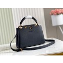 AAAAA Imitation Louis Vuitton CAPUCINES BB M48868 black JK43Sy67