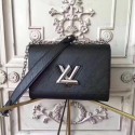 AAAAA Imitation Louis vuitton original epi leather TWIST MM M50332 black JK1868Sy67