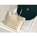 Best Louis Vuitton NEVERFULL MM M45685 Cream JK592Ml87