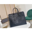 Best Replica Louis Vuitton ONTHEGO Original Leather GM M44925 Black JK237bj75
