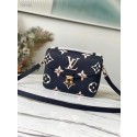 Cheap Louis vuitton original LV CRAFTY POCHETTE METIS Bag M45596 Black JK528sZ66