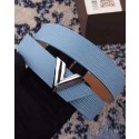 Copy Louis Vuitton Belt LV0144 SkyBlue JK2798Zn71