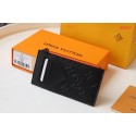 Fake Louis Vuitto COIN CARD HOLDER M80827 black JK111Iw51
