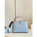 Fake Louis Vuitton CAPUCINES PM M97980 light blue JK87QF99