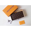 Fake Louis Vuitton Monogram Canvas Zippy Wallet 41895 red JK419bz90