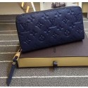 Fake Louis Vuitton Monogram Empreinte Zippy Wallet X60017 Royal JK612QF99