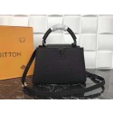 Fake Louis Vuitton original Elegant Capucines BB Bags M94517 Black JK1103lF58