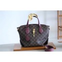 Fake Louis vuitton original FLOWER ZIPPED TOTE MM M44347 Bordeaux JK1422pE71