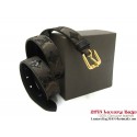 Fashion Louis Vuitton 2011 Spring Summer Galuchat Art Nouveau Belt M9824 Black JK2931OM51