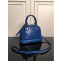 Fashion LOUIS VUITTON EPI LEATHER ALMA SMALL BAG M40303 BLUE JK581OM51