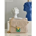 Fashion Louis Vuitton Monogram Empreinte POCHETTE METIS BB M81390 Creme JK5851OM51