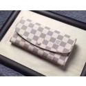 High Imitation Louis Vuitton Damier Azur Canvas EMILIE WALLET N41625 JK578bg96