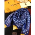 High Quality Louis Vuitton Silk Scarf M76788 Blue Scarf JK3478BH97