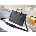High Quality Replica Louis Vuitton SOFT TRUNK briefcase M44952 black JK660aR54