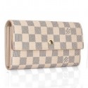 Hot Louis Vuitton Damier Azur Canvas Sarah Wallet N61735 JK726cT87