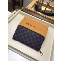 Imitation AAA Louis Vuitton Damier Graphite Canvas ZIPPY ORGANISER N63077 JK484RP55