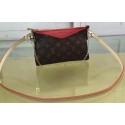 Imitation Louis Vuitton Monogram Canvas PALLAS CLUTCH M41638 Cherry JK2455Fo38