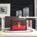 Imitation Louis Vuitton Monogram Canvas VICTOIRE M41730 Red JK2143Dl40