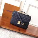 Imitation Louis Vuitton Monogram Empreinte POCHETTE METIS M41488 Black JK2287VO34