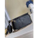 Imitation Louis Vuitton MULTI POCHETTE ACCESSOIRES M80399 Black JK506QN34