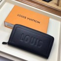 Imitation Louis vuitton zippy wallet 60017 black JK371EY79