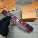 Knockoff Best Louis Vuitton Leather Belt M0202W 30MM JK2737sm35