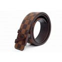 Knockoff Louis Vuitton Damier Ebene Canvas Belt LV2055 JK2910tp21