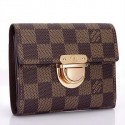 Knockoff Louis Vuitton Damier Ebene Canvas Koala Wallet N60005 JK720tp21