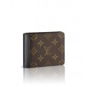 Knockoff Louis Vuitton Monogram Macassar Canvas Gaspar Wallet M93801 JK699JF45