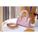 Knockoff Louis Vuitton NANO SPEEDY M81213 pink JK5816Bt18