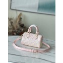 Knockoff Louis Vuitton NANO SPEEDY M81508 Pink JK5642tU76