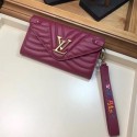 Knockoff LOUIS VUITTON NEW WAVE LONG WALLET M63298 fuchsia JK348fY84