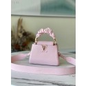 Louis Vuitton CAPUCINES MINI M58586 pink JK100fH28