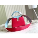 Louis Vuitton CAPUCINES MINI M59205 red&sky blue JK26Zr53