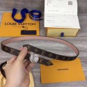 Louis Vuitton CIRCLE 20MM REVERSIBLE BELT M0053UB pink JK2747rf34