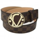 Louis Vuitton Damier Belts 6979 Coffee JK3060Yo25