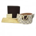 Louis Vuitton Damier Belts 6979 White JK3059ER88