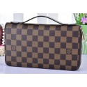 Louis Vuitton Damier Ebene Canvas ZIPPY XL WALLET N41503 JK626Jz48