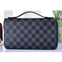 Louis Vuitton Damier Gaphite Canvas ZIPPY XL WALLET N41503 JK625fH28