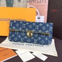 Louis Vuitton Denim Clutch bag M44472 blue JK1388EC68