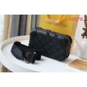 Louis Vuitton HORIZON CLUTCH M45579 black JK220CD62