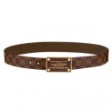 Louis Vuitton Inventeur Damier Ebene Reversible Belt M9677Q JK3022Qu69