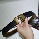 Louis Vuitton Leather Belt 38MM M0199 Black JK2718ff76