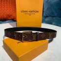 Louis Vuitton Leather Belt M0195 30MM JK2724Xw85