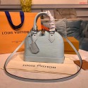 LOUIS VUITTON M40302 EPI LEATHER ALMA SMALL LIGHT BLUE JK772DO87