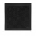 Louis Vuitton MONACO SQUARE Monogram flower pattern silk M71150 black JK3580nQ90