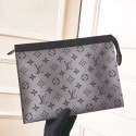 Louis Vuitton Monogram Canvas Clutch Bag POCHETTE APOLLO A61692 Silver JK1939Tk78