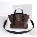 Louis Vuitton Monogram Canvas FLOWER ZIPPED TOTE BB M44350 black JK1375Rc99