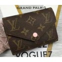 Louis Vuitton Monogram Canvas Victorine Wallet M62360 Pink JK567DO87