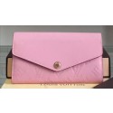 Louis Vuitton Monogram Empreinte Josephine Wallet M61003 Pink JK665Hn31